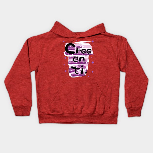 Cree en ti Kids Hoodie by CindyS